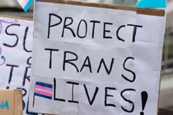 Protect Trans Lives sign